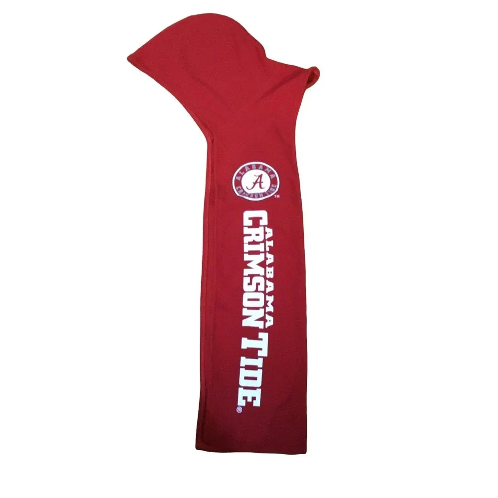 Alabama Crimson Tide Hat with scarf attached Unisex EUC